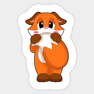 Fox Shy Sticker